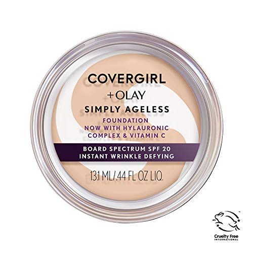 Product Cover Covergirl & Olay Simply Ageless Instant Wrinkle-Defying Foundation, Classic Beige