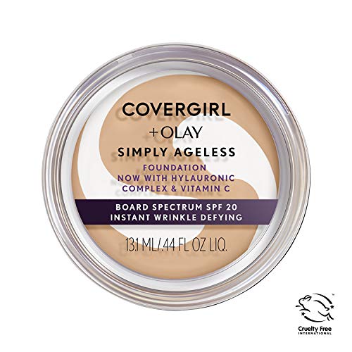 Product Cover Covergirl & Olay Simply Ageless Instant Wrinkle-Defying Foundation, Classic Ivory