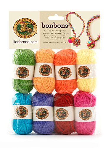 Product Cover Lion Brand Yarn Lion Brand Bonbons 680 Crayons
