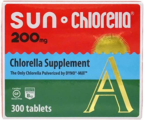 Product Cover SUN CHLORELLA - Chlorella Supplement, Vitamin-Enriched and Vegan-Friendly Tablets (200 Mg - 300 ct)