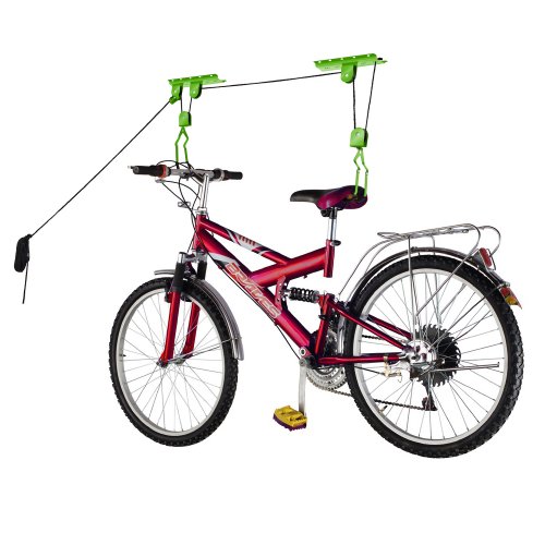Product Cover Bike Lane Products Bicycle Hoist Quality Garage Storage Bike Lift with 100 lb Capacity Even Works as Ladder Lift Premium Quality