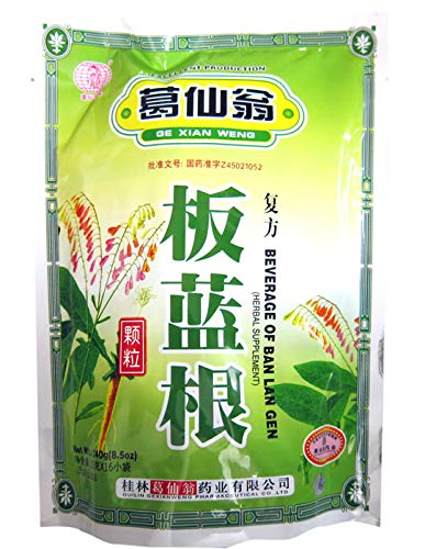 Product Cover Banlangen TEA , Fufang Banlangen Keli , 15 Individual Sachets - 4 Pak