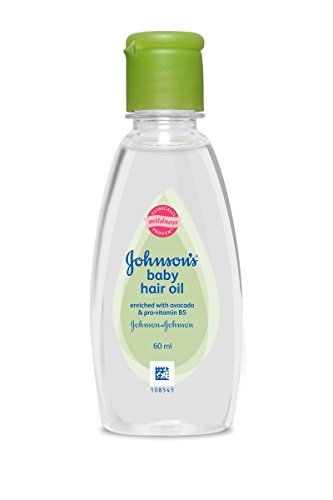 Product Cover 2 X Johnson's Baby Hair OIL Non Greasy Avocado Pro-vitamin B5 Soft Mild 60ml X 2 Pack = 120ml Model: by Newborn
