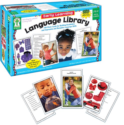 Product Cover Carson Dellosa Key Education Early Learning Language Library Learning Cards (845036)