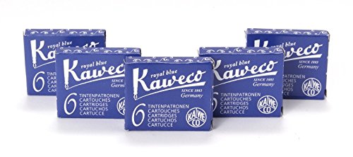 Product Cover Kaweco Fountain Pen 30 ink cartridges short royal blue