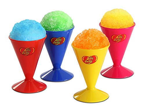 Product Cover Jelly Belly JB15627 Reusable Snow Cone Cups 4-Pack, 6-Ounces, Multicolored
