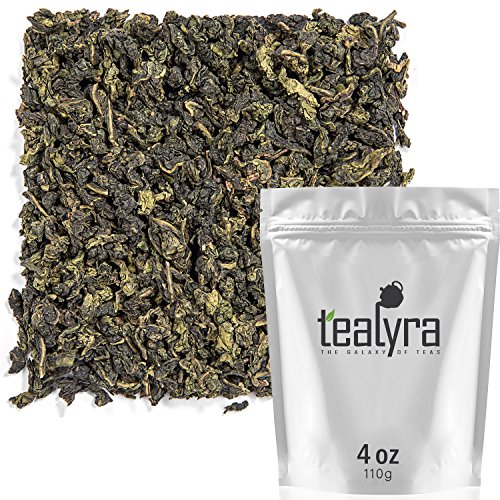 Product Cover Tealyra - Tie Guan Yin - Oolong Loose Leaf Tea - Iron Goddess of Mercy - Organically Grown - Healing Properties - Best Chinese Oolong - Fresh Award Winning - Caffeine Medium - 110g (4-ounce)