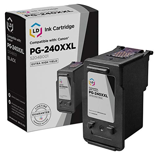 Product Cover LD Remanufactured Ink Cartridge Replacement for Canon PG-240XXL 5204B001 Extra High Yield (Black)