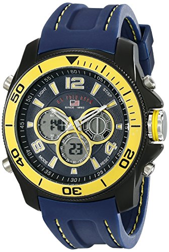 Product Cover U.S. Polo Assn. Sport Men's US9322  Sport Watch with Navy Silicone Band