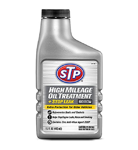 Product Cover STP 15604B High Mileage Oil Treatment Stop Leak, 15 fl. oz, Fluid_Ounces