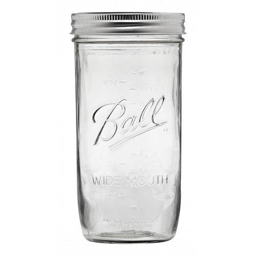 Product Cover JARDEN HOME BRANDS 1440065500 Ball Wide Mouth Mason Jars, 24 oz(Pack of 9)