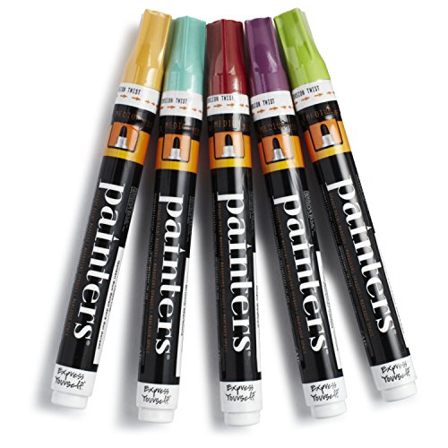 Product Cover ELMERS Painters Acrylic Medium Tip Paint Markers, Eastern Empire Colors, Set of 5 (7528)