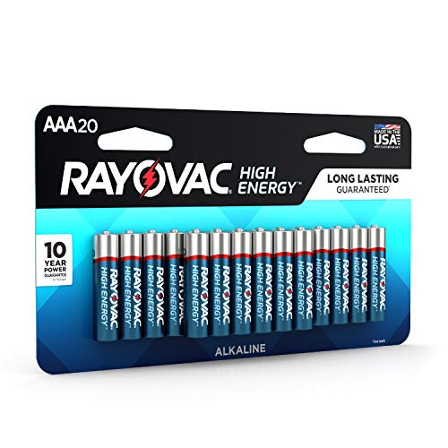 Product Cover Rayovac AAA Batteries, Alkaline Triple A Batteries (20 Battery Count)