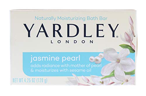 Product Cover Yardley London Jasmine Pearl Naturally Moisturizing Bath Bar, 4.25 ounce