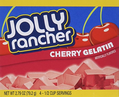 Product Cover JOLLY RANCHER Cherry Gelatin Jello 2.79 oz (Pack of 4)