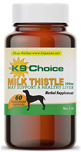 Product Cover Lignans For Life Milk Thistle for Dogs 100 Mg (60 Vegetarian Capsules)