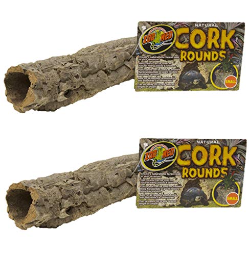 Product Cover Cork Bark Round for Terrarium [Set of 2] Size: Small (2' H x 10' W x 10' L)