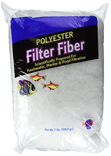 Product Cover Blue Ribbon Pet Products ABLPLY7 Polyester Floss Bag Filter Media for Aquarium, 7-Ounce