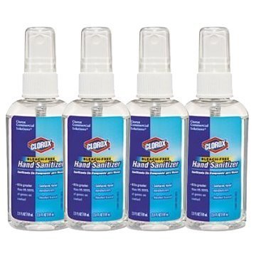 Product Cover Clorox CLO 02174 Bleach-Free Hand Sanitizer, 2.0 FL OZ, (4-Pack), Contains Hand Moisturizers, Alcohol-Based