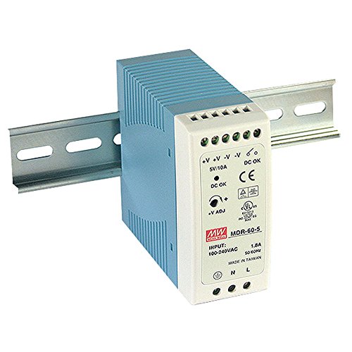 Product Cover MEAN WELL MDR-60-12 AC to DC DIN-Rail Power Supply 12V 5 Amp 60W