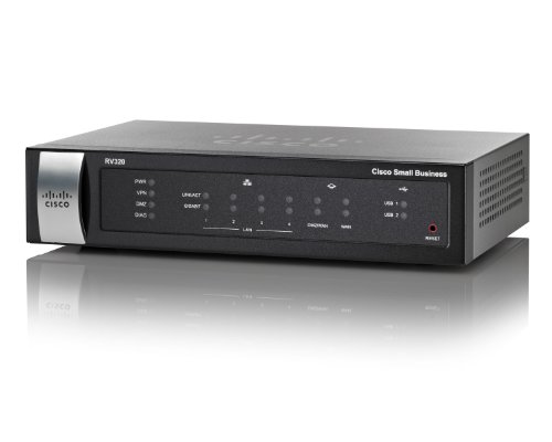 Product Cover Cisco RV320 Dual WAN VPN Router - 6 Ports - SlotsGigabit Ethernet - Desktop