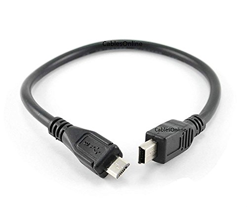 Product Cover 8inch USB 2.0 Micro-b to USB Mini-b Male/male Adapter Cable