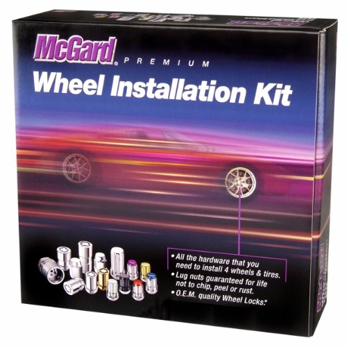 Product Cover McGard 84538 Black (M12 x 1.5 Thread Size) Bulge Style Cone Seat Wheel Installation Kit for 5-Lug Wheels