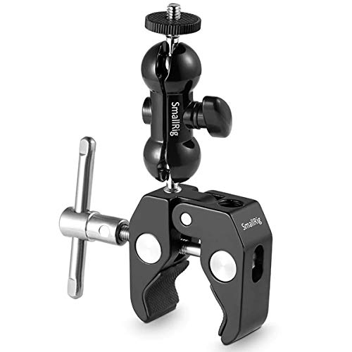 Product Cover SMALLRIG Cool Ballhead Arm Super Clamp Mount Multi-Function Double Ball Adapter with Bottom Clamp for Ronin-M, Ronin MX, Freefly MOVI - 1138