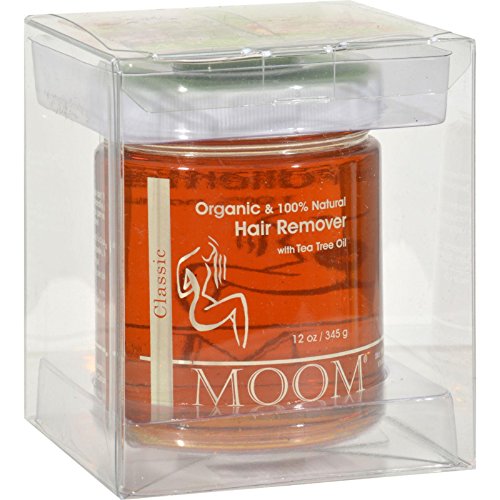 Product Cover Moom Organic Hair Removal with Tea Tree Refill Jar - 12 oz- Pack of 1