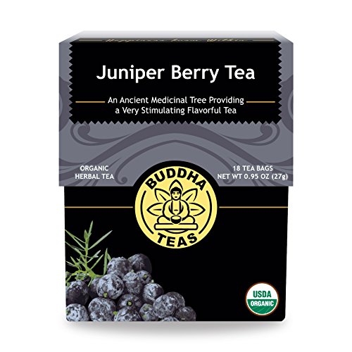 Product Cover Organic Juniper Berry Tea - Kosher, Caffeine-Free, GMO-Free - 18 Bleach-Free Tea Bags