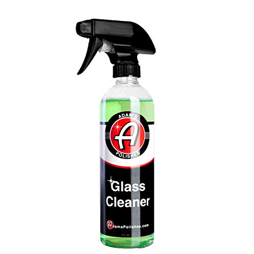 Product Cover Adam's New Glass Cleaner - Streak Free Glass Cleaning - Optical Clarifiers Keep Glass Clear for Improved Visibility - Safe for Tinted Windows (16 oz)