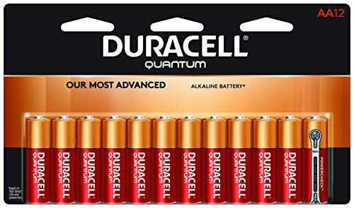 Product Cover Duracell Quantum AA Alkaline Batteries - Long Lasting, All-Purpose Double A Battery for Household and Business - 12 Count