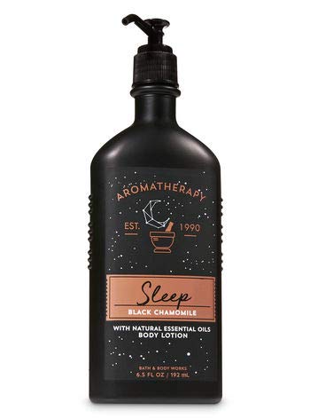 Product Cover Bath and Body Works Aromatherapy Black Chamomile Sleep Body Lotion, 6.5 oz. (1 Pack)