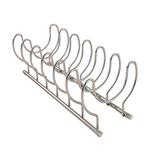 Product Cover Spectrum Diversified Euro Lid Organizer, Plate Rack, Lid Holder, Rounded, Satin Nickel