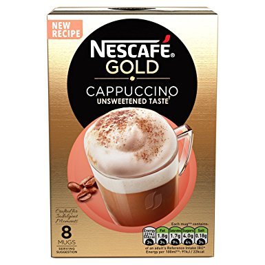 Product Cover Nescafe Instant Cappuccino (Unsweetened) in Individual Pockets 3 Packs