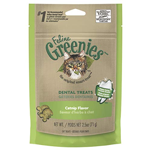 Product Cover FELINE GREENIES Natural Dental Care Cat Treats 2.5 oz