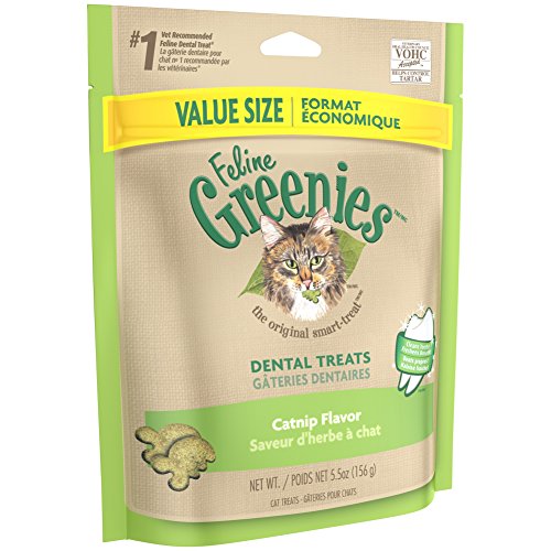Product Cover FELINE GREENIES Natural Dental Care Cat Treats 5.5 oz