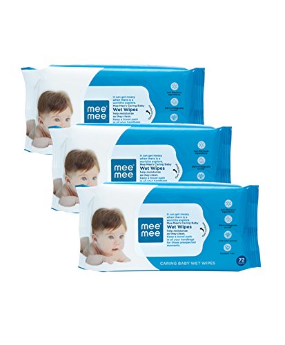Product Cover Mee Mee Caring Baby Wet Wipes with Aloe Vera (72 pcs/pack) (Pack of 3)