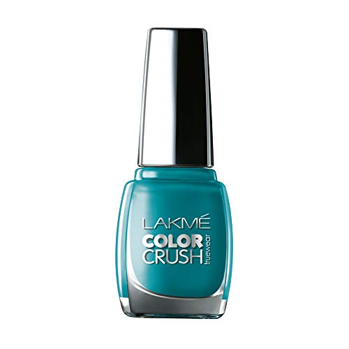 Product Cover Lakmé True Wear Color Crush Nail Color, Blue 27, 9ml
