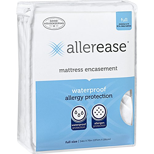Product Cover AllerEase Waterproof Allergy Protection Zippered Mattress Protector, Full
