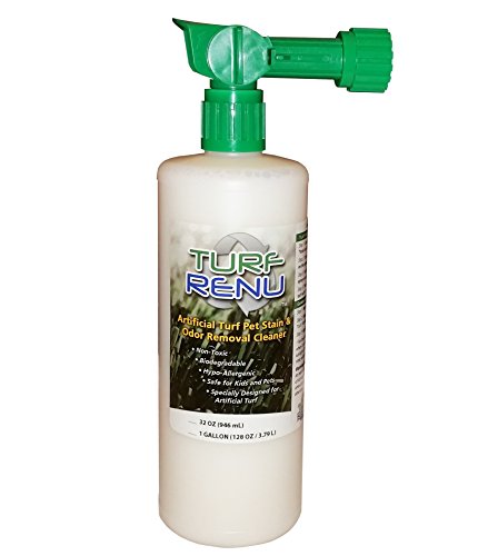 Product Cover TURF RENU Tr10132 Bio-Enzymatic Cleaning Solution for Synthetic/Artificial Turf and Pet Odor Control with Sprayer, 32-Ounce