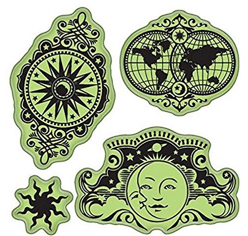 Product Cover Inkadinkado Stamping Gear Cling Stamps, Celestial Motifs