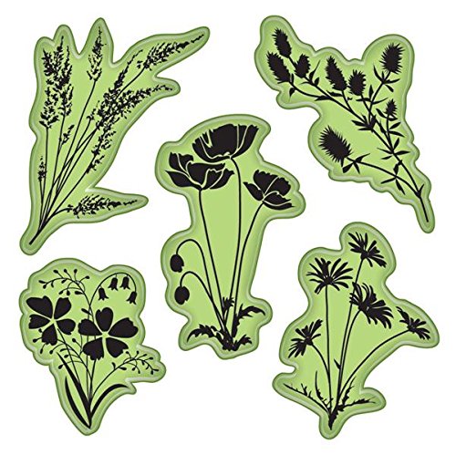 Product Cover Inkadinkado 65-32080 Stamping Gear Cling Stamps, Meadow Flowers