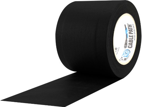 Product Cover ProTapes Cable Path Cured Rubber Resin Zone Coated Gaffers Tape, 12.5 mil Thick, 30 yds Length, 6