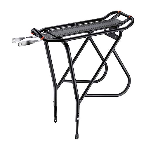 Product Cover Ibera Bike Rack - Bicycle Touring Carrier with Fender Board, Frame-Mounted for Heavier Top & Side Loads, Height Adjustable for 26