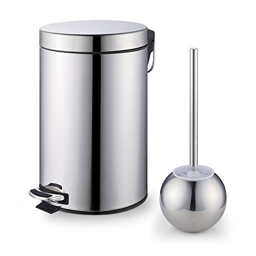 Product Cover Cook N Home NC-00323 Trash CAN/BIN and Toilet Brush with Holder