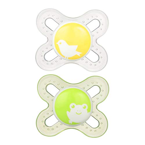 Product Cover MAM Pacifiers, Newborn Pacifier, Best Pacifier for Breastfed Babies, 'Start' Design Collection, Unisex, 2-Count