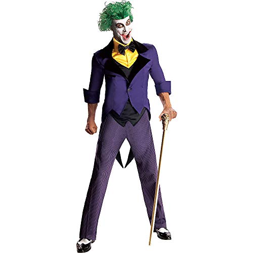 Product Cover Rubie's Men's Dc Super Villains Adult Joker, Yellow/Purple, Large