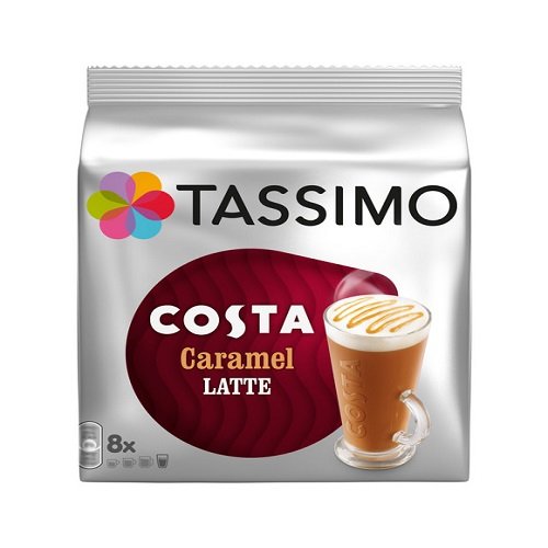 Product Cover Tassimo Costa Caramel Latte 16 discs, 8 servings