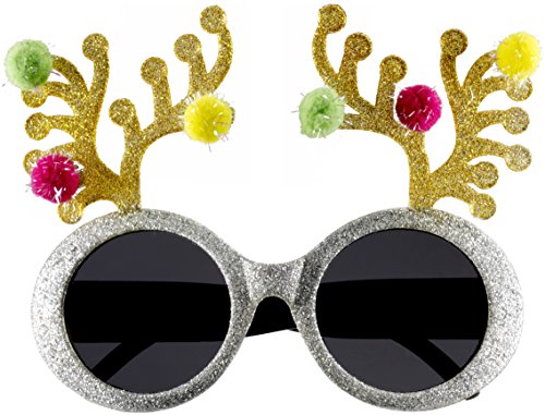 Product Cover Forum Novelties Novelty Holiday Glasses, Reindeer Antler, One Size